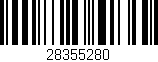 Código de barras (EAN, GTIN, SKU, ISBN): '28355280'