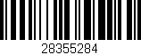 Código de barras (EAN, GTIN, SKU, ISBN): '28355284'