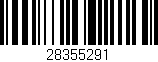 Código de barras (EAN, GTIN, SKU, ISBN): '28355291'