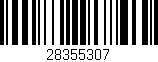 Código de barras (EAN, GTIN, SKU, ISBN): '28355307'