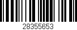 Código de barras (EAN, GTIN, SKU, ISBN): '28355653'