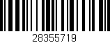 Código de barras (EAN, GTIN, SKU, ISBN): '28355719'