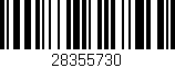 Código de barras (EAN, GTIN, SKU, ISBN): '28355730'