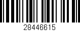 Código de barras (EAN, GTIN, SKU, ISBN): '28446615'