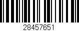 Código de barras (EAN, GTIN, SKU, ISBN): '28457651'