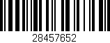 Código de barras (EAN, GTIN, SKU, ISBN): '28457652'