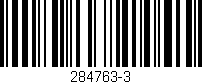 Código de barras (EAN, GTIN, SKU, ISBN): '284763-3'