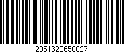 Código de barras (EAN, GTIN, SKU, ISBN): '2851628650027'