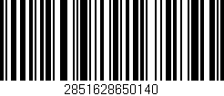 Código de barras (EAN, GTIN, SKU, ISBN): '2851628650140'