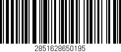 Código de barras (EAN, GTIN, SKU, ISBN): '2851628650195'