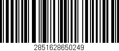 Código de barras (EAN, GTIN, SKU, ISBN): '2851628650249'