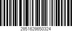 Código de barras (EAN, GTIN, SKU, ISBN): '2851628650324'