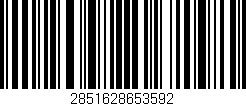 Código de barras (EAN, GTIN, SKU, ISBN): '2851628653592'