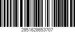 Código de barras (EAN, GTIN, SKU, ISBN): '2851628653707'