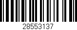 Código de barras (EAN, GTIN, SKU, ISBN): '28553137'