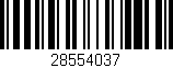 Código de barras (EAN, GTIN, SKU, ISBN): '28554037'