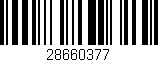 Código de barras (EAN, GTIN, SKU, ISBN): '28660377'