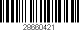 Código de barras (EAN, GTIN, SKU, ISBN): '28660421'