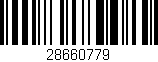 Código de barras (EAN, GTIN, SKU, ISBN): '28660779'