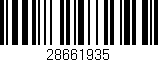 Código de barras (EAN, GTIN, SKU, ISBN): '28661935'