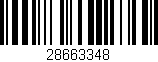 Código de barras (EAN, GTIN, SKU, ISBN): '28663348'