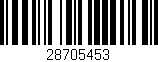 Código de barras (EAN, GTIN, SKU, ISBN): '28705453'