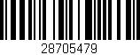 Código de barras (EAN, GTIN, SKU, ISBN): '28705479'