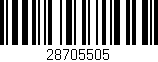 Código de barras (EAN, GTIN, SKU, ISBN): '28705505'