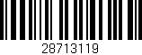 Código de barras (EAN, GTIN, SKU, ISBN): '28713119'