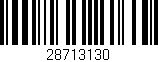 Código de barras (EAN, GTIN, SKU, ISBN): '28713130'