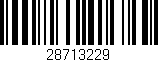 Código de barras (EAN, GTIN, SKU, ISBN): '28713229'