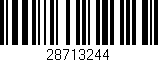 Código de barras (EAN, GTIN, SKU, ISBN): '28713244'