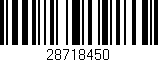 Código de barras (EAN, GTIN, SKU, ISBN): '28718450'