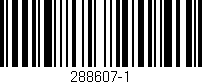 Código de barras (EAN, GTIN, SKU, ISBN): '288607-1'