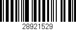 Código de barras (EAN, GTIN, SKU, ISBN): '28921529'