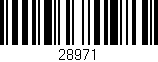 Código de barras (EAN, GTIN, SKU, ISBN): '28971'