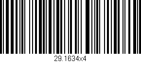 Código de barras (EAN, GTIN, SKU, ISBN): '29.1634x4'