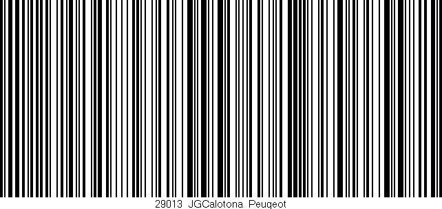 Código de barras (EAN, GTIN, SKU, ISBN): '29013_JGCalotona_Peugeot'