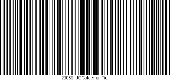 Código de barras (EAN, GTIN, SKU, ISBN): '29059_JGCalotona_Fiat'