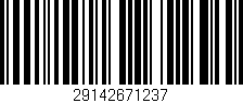 Código de barras (EAN, GTIN, SKU, ISBN): '29142671237'