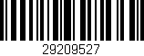 Código de barras (EAN, GTIN, SKU, ISBN): '29209527'