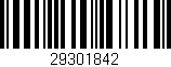 Código de barras (EAN, GTIN, SKU, ISBN): '29301842'