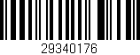 Código de barras (EAN, GTIN, SKU, ISBN): '29340176'
