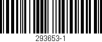 Código de barras (EAN, GTIN, SKU, ISBN): '293653-1'