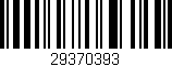 Código de barras (EAN, GTIN, SKU, ISBN): '29370393'