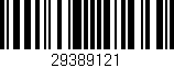 Código de barras (EAN, GTIN, SKU, ISBN): '29389121'