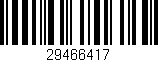 Código de barras (EAN, GTIN, SKU, ISBN): '29466417'