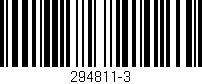 Código de barras (EAN, GTIN, SKU, ISBN): '294811-3'