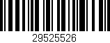 Código de barras (EAN, GTIN, SKU, ISBN): '29525526'