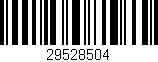 Código de barras (EAN, GTIN, SKU, ISBN): '29528504'